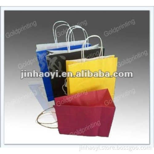 2016 New fancy custome logo printed shopping bag ,gift bag,paper bag with handle